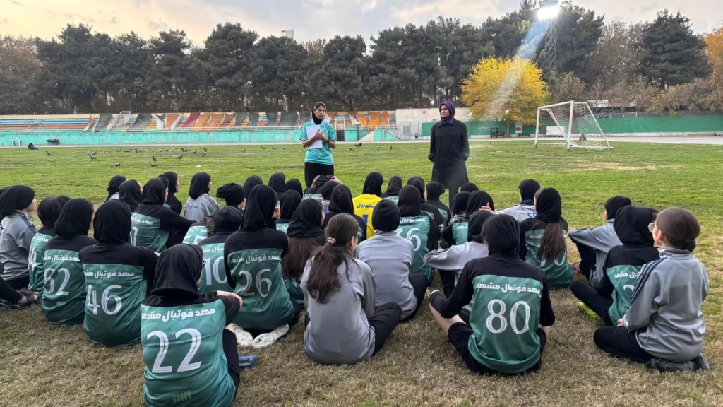 تمرینات پاییزی مهد فوتبال مشهد